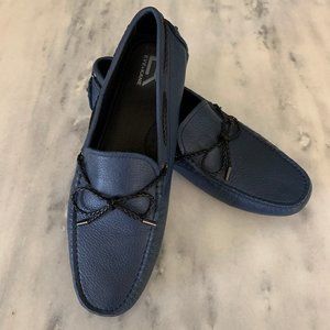 Eve & Kane- St. Tropez- Royal Blue Pebble Leather